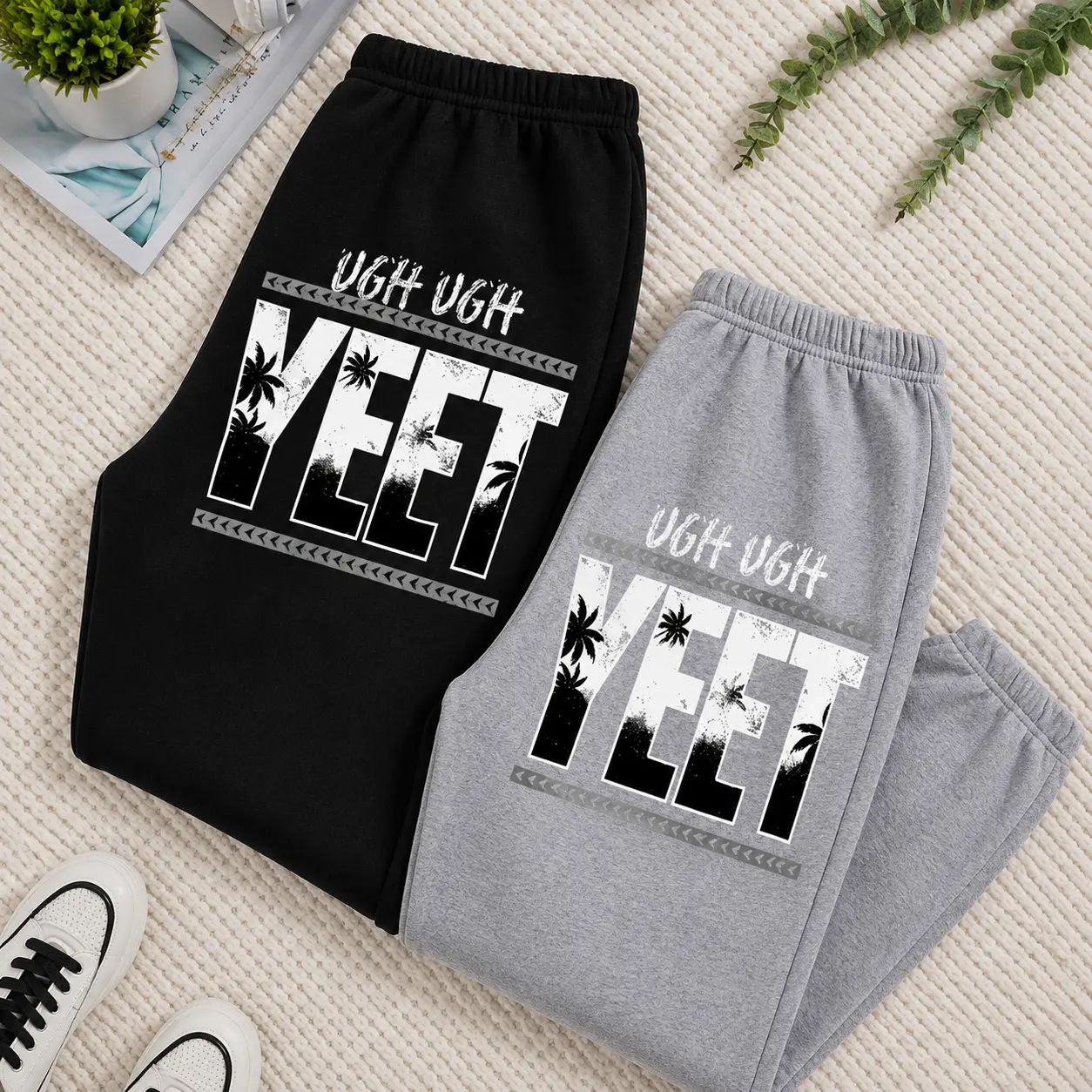 YEET Jey Uso Four Letters Sweatpants, One Word Sweatpants, WWE Sweatpants, Main Event  Superstar, Gift for fans lover, Wrestling, Trendy Top Sweatpants, Cotton Graphic Casual Sweatpant, Trending 2026