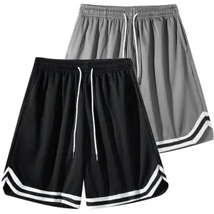 tiktok freeship outdoor  set with pockets: training for slow jogging/basketball,  summer solid color, knee-length beach  for Hawaii. Casual Breathable baggy trouser elastic waist pocket trouser workout pant gym mens bottoms loose fit  menswear basic short