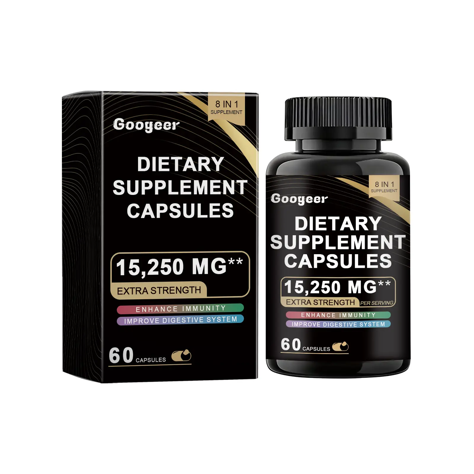 Googeer Dietary Supplement Capsules Dietary Supplement Capsules for Body Treatment