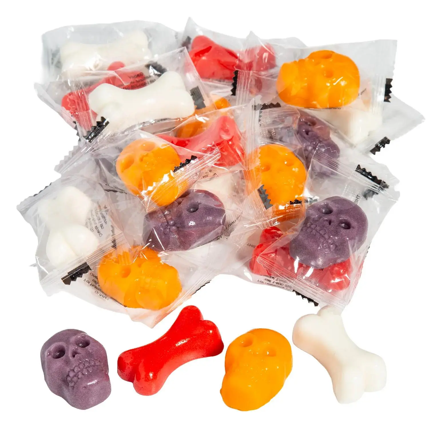 Skull & Bones Fruit-Flavored Gummy Candies - 37 pcs