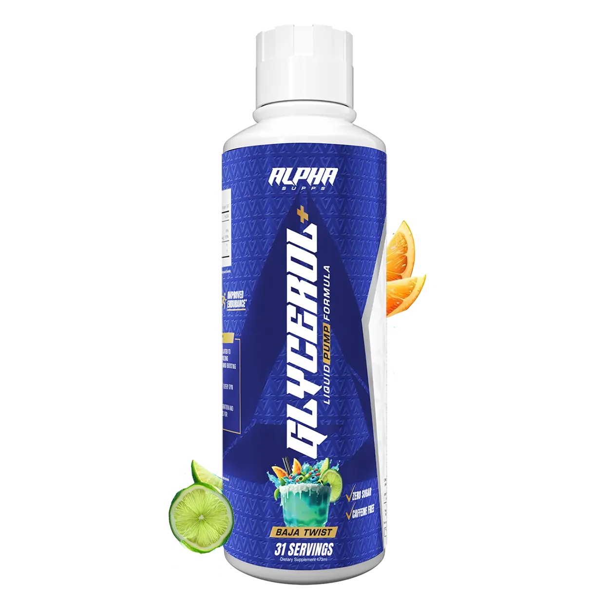 alpha supps l carnitine Alpha Supps Glycerol+ - Non Stimulant Dietary Supplement 31 Servings -  Healthcare Supplement for Fitness and Wellness