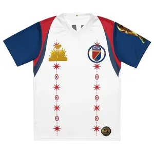 Haiti World Cup 2026 Football Jersey – High-Performance Dry-Fit Match Shirt – Lightweight Breathable Soccer Jersey for Men – Haiti National Team Fan Apparel