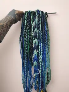 Wicked Willow — Dark Ocean Witch Dreadloc Hair Extension Set