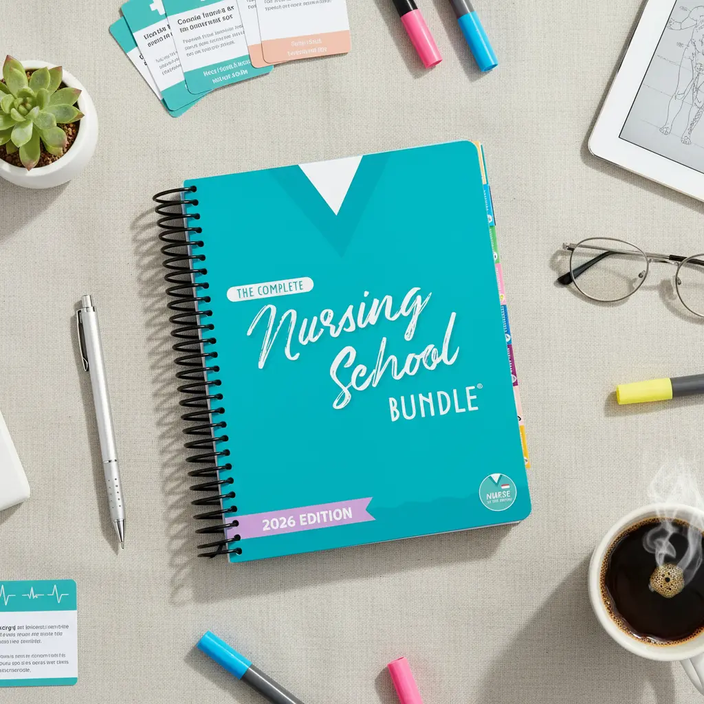 Nursing School Complete Bundle, 2026 Edition, Spiral-Bound Office Notebook (for Nursing Students)
