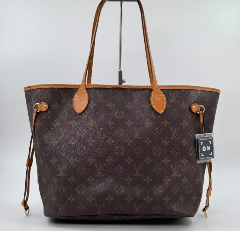 Pre-owned Louis Vuitton canvas Shoulder Bags Monogram Neverfull MM Tote Bag