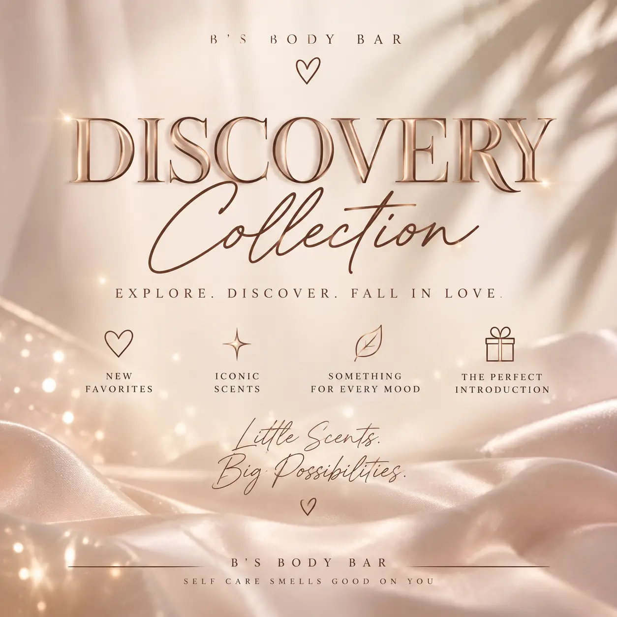 Discovery Silky Elixir Bundle, Aroma-Scented Body Care Cosmetic for Flawless Skin Moisturization