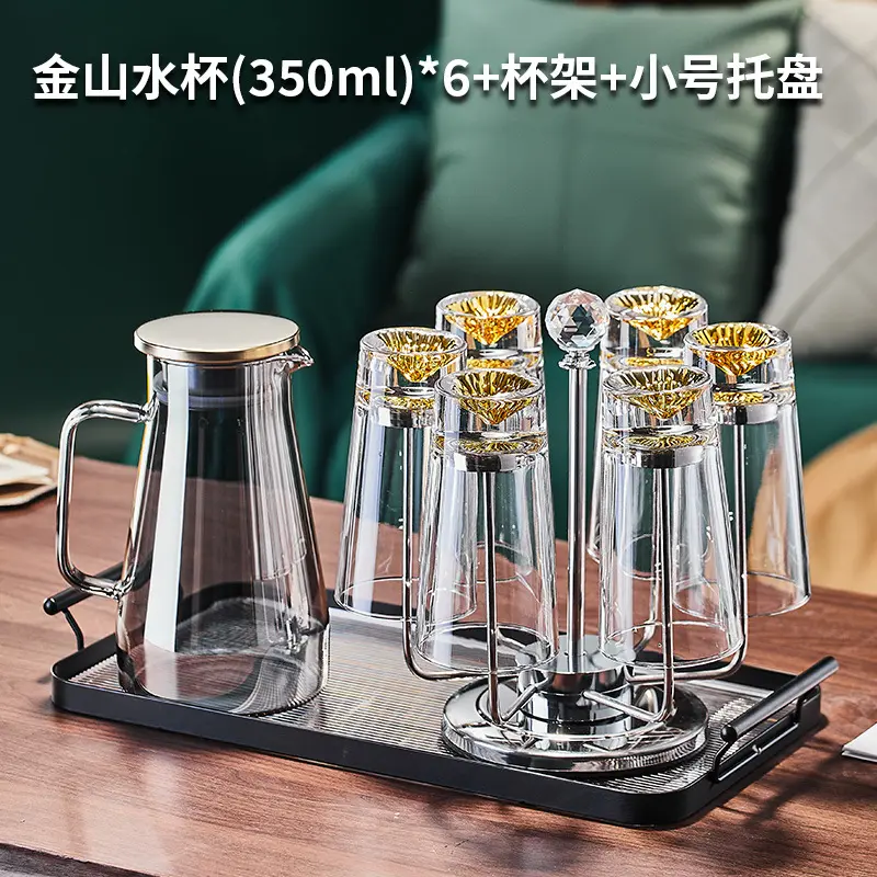 Golden Mount Fuji Cup (6-pack)+Rotating Cup Holder