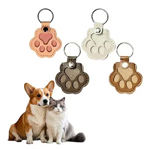 Happy Sumi 4 Pack Cat & Dog Hair Keychain Hanger Creative Pet Hair Decoration for Owners Collect & Commemorate Hearts