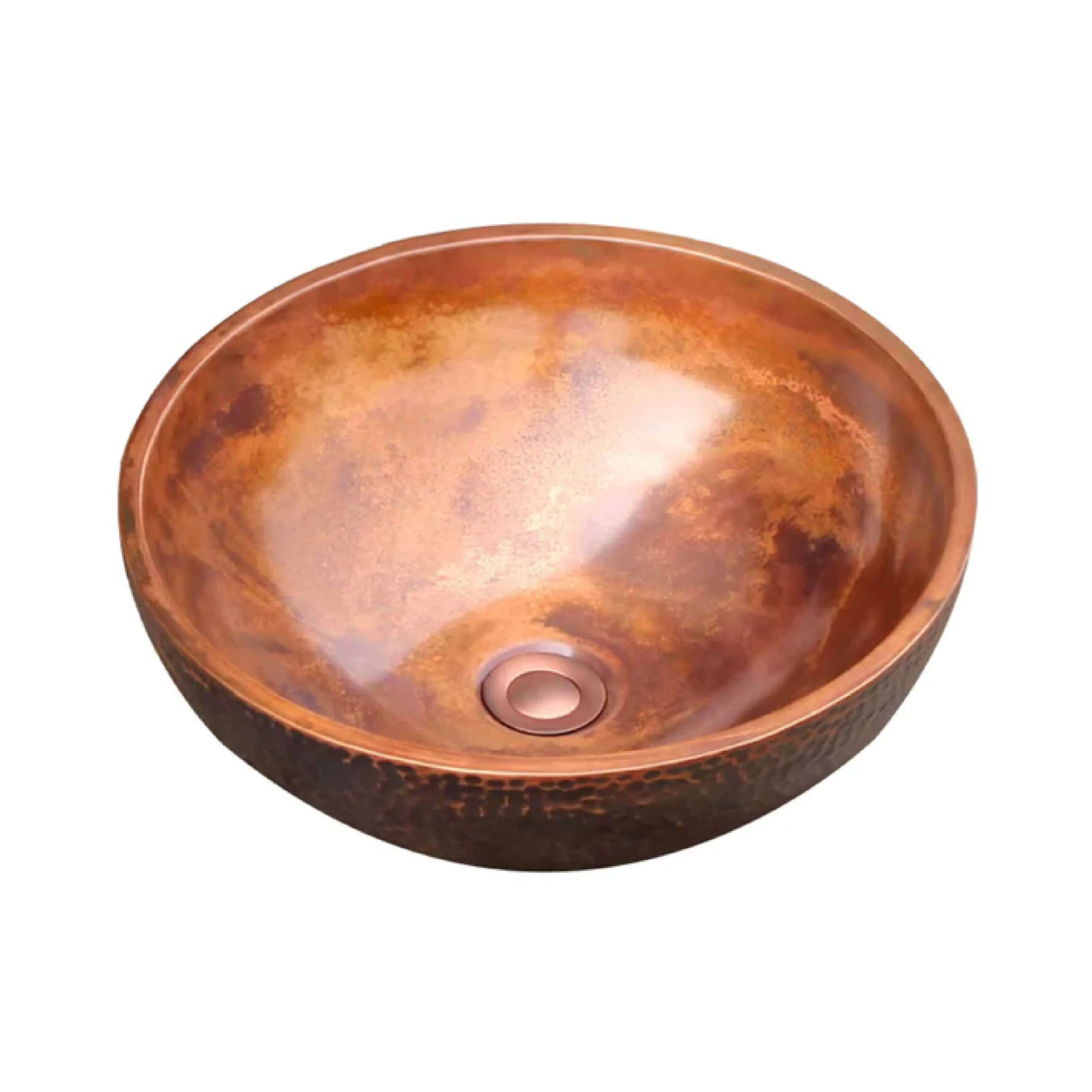 Akicon Custom Solid Copper Bathroom Sink Handmade Copper Basin
