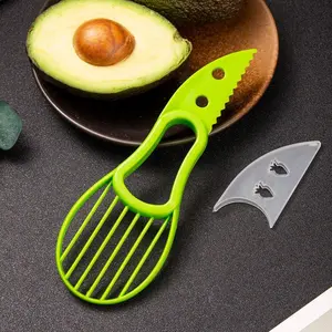 2 in 1 Avocado Slicer, 1pc Multifunctional Avocado Cutter, Fruit & Vegetable Cutter, Kitchen Tool for Home Dining Room Picnic