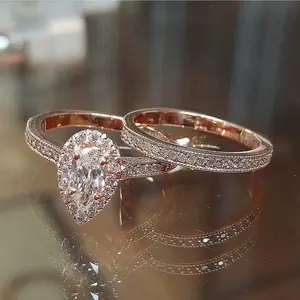 stand up tiang garg ring set, stylish shiny style, luxurious elegance, suitable for women's daily wear