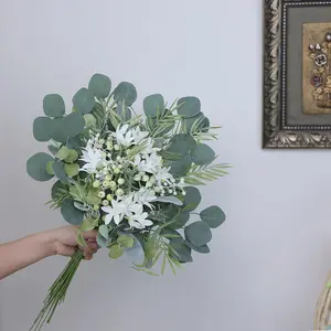 75Pcs  Artificial Greenery Stems Box Set with 8 Kinds of Faux Greenery Picks for DIY Bridal Bouquets Wedding Floral Arrangement Table Centerpieces (Sage Green) - Home Improvement.