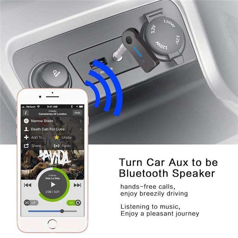 2 in 1 wireless Bluetooth 5.0 receiver 3.5mm jack for car music audio aux A2DP headphone transmitter adapter reciever handsfree
