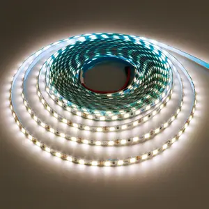 LED Strip Light Natural White 4000-4500K Narrow 4mm Width 16.4ft/5M 600 LEDs SMD 2835, 12V Non-Waterproof Flexible LED Tape Light for Bedroom Kitchen Cabinet Lighting Decoration