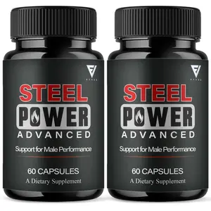 (2 Pack) Steel Power Advanced Performance Supplement, Steel Power (120 Capsules)