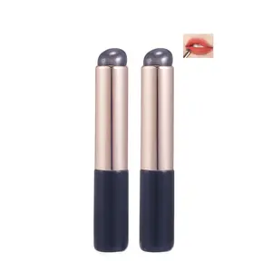 2pcs Silicone Lip And Concealer Makeup Brushes, Premium High Elastic Silicone Brush Set For Lip Balm, Lip Gloss, Lip Stick and Concealer