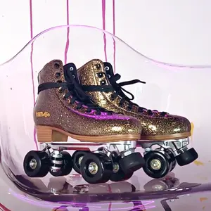 "Champagne Dreams" Quad Roller Skate