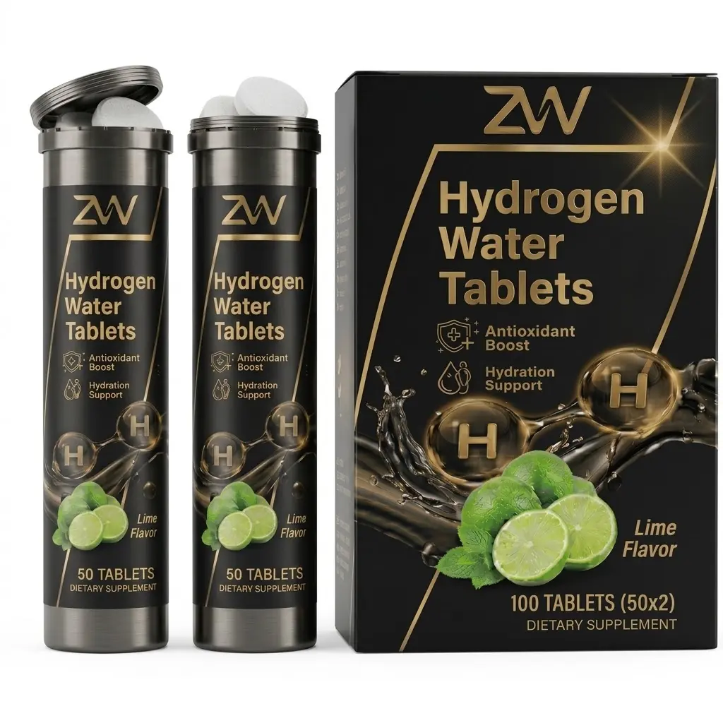 Lime Hydrogen Water Tablets (100 Ct) | Antioxidant & Hydration Boost for Fitness Recovery & Daily Wellness Energy Beverage Sport Drink