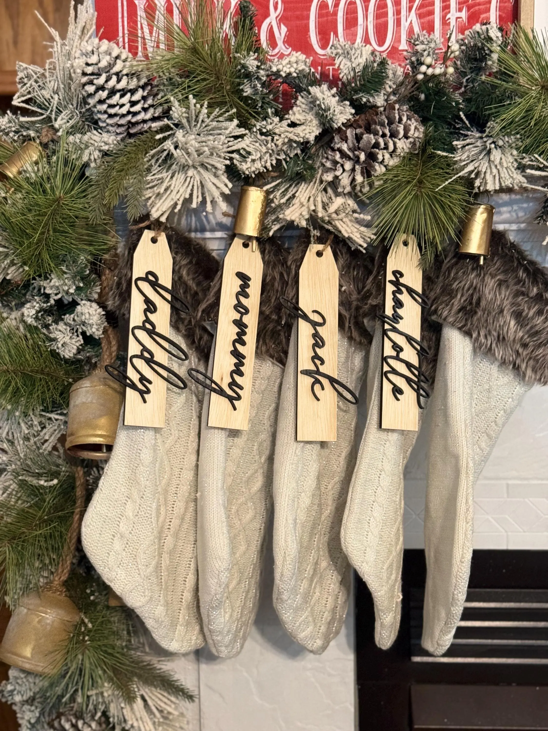 Personalized Christmas Stocking Tag