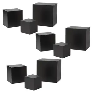 Bulk 9 Pc. Black Buffet Riser Set