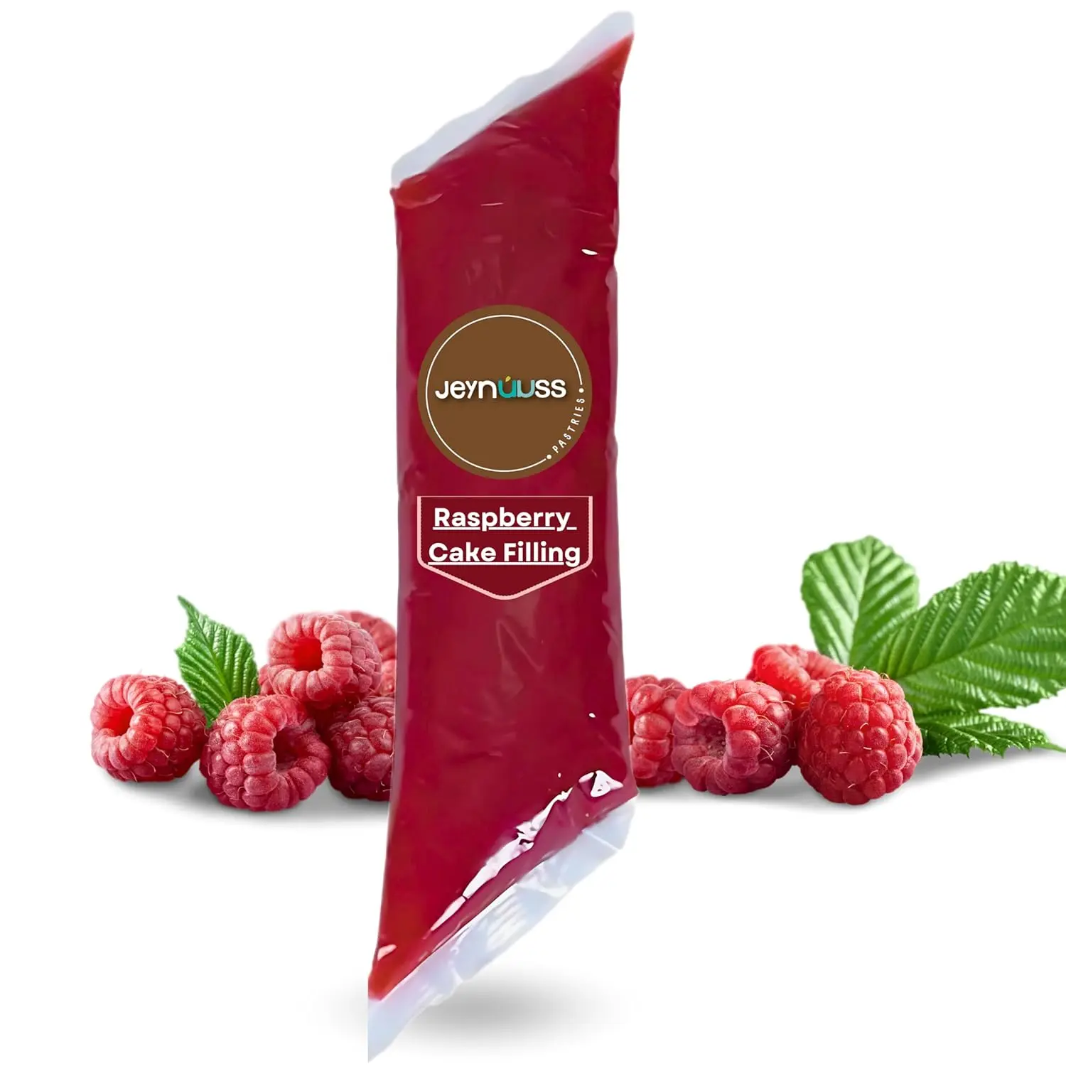 Jeynuuss Raspberry Cake Filling 2LB Pastry Filling Raspberry Filling for Cakes cream cheese filling Mermelada para Hornear Cake Filling Tub