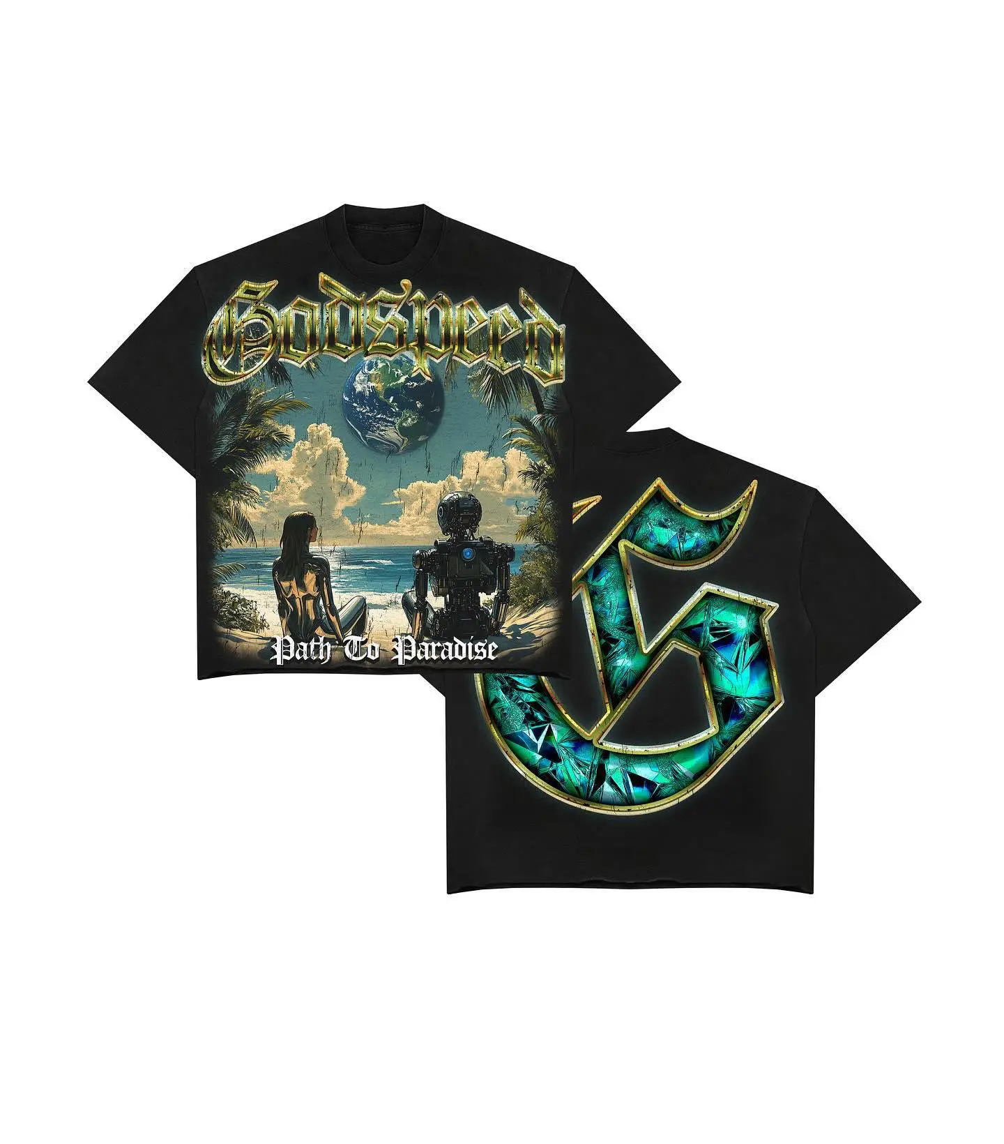 "God speed"KID'S SIZE ARE AVAILABLE Personalize Printed Tshirt Cotton Crewneck T-Shirt Top New Streetwear Clothing Harajuku Patchwork T-shirts Cotton Short Sleeve Tees