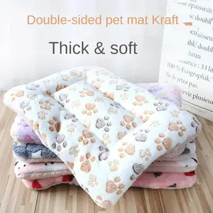 Double-Sided Plush Pet Mat – Cozy Bed & Blanket