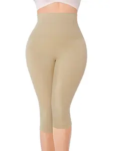 Women's High Waist Shapewear Yoga Pants, High Waisted Shapewear, Dual Layer Waistband for Abdominal Support, 4 Steel Bones, Butt Lifting Design, Elastic Fabric, Body Sculpting Compression, Tummy Control Shaping, High Waist Shaperwear