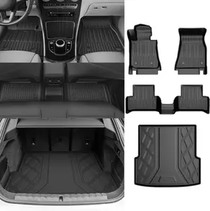 Original Floor Mats & Cargo Liner for 2022-2025 BMW i4 All Models! Custom-fit, odorless TPE—3D laser measured for perfect fit  All-weather protection, full set (floor mats + cargo liner)