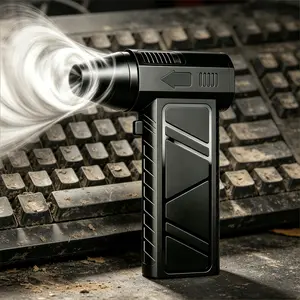 High Power 130K RPM Cordless Turbo Blower, 4-Gear Adjustable Jet Fan Electric Air Blower, Type-C Fast Charging Portable Tool, for Car Snow Removal Dust Cleaning Home Office Outdoor