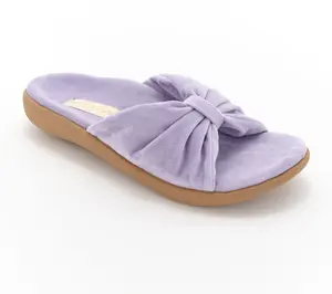 Revitalign Orthotic Memory Foam Bow Slippers - Lounge