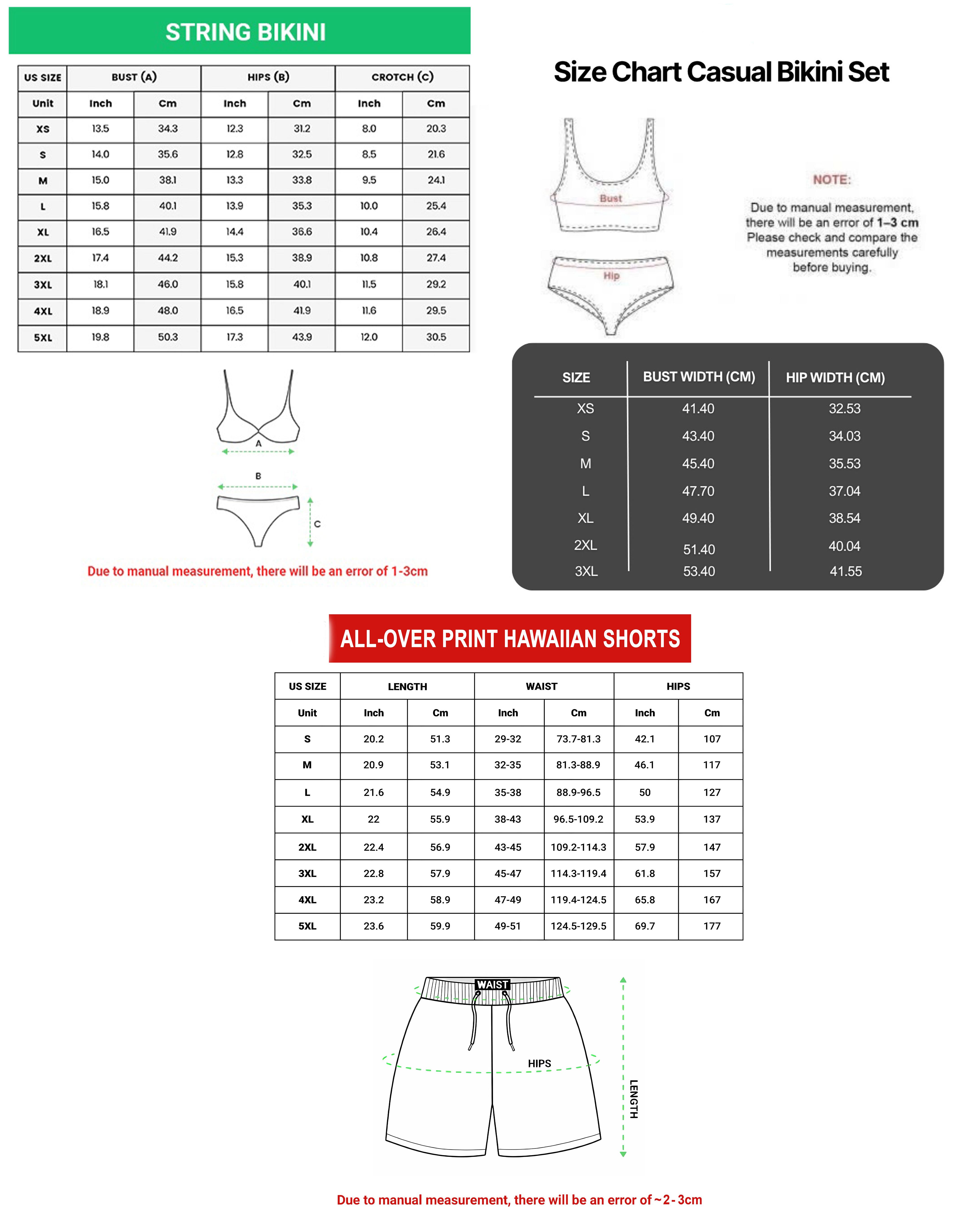 Couple Matching Beach Swimwear Set, Men’s Swim Trunks & Women’s Tropical Shell Print Bikini, Summer Vacation Hawaiian Bathing Suits for Sports & Outdoor Use