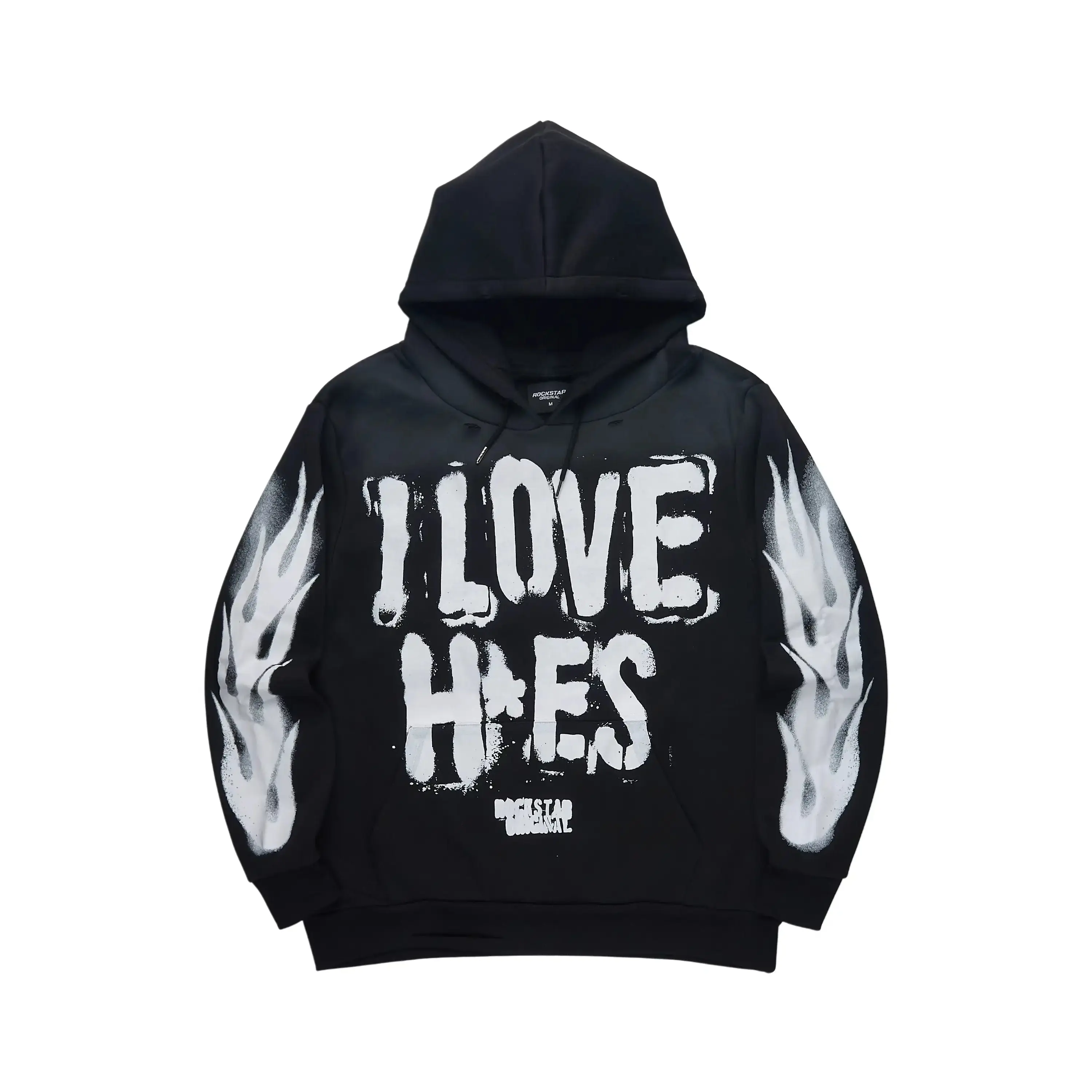 Banyan Black Graphic Relaxed Hoodie Banyan Black Graphic Relaxed Hoodie
