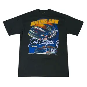 Dale Earnhardt Jr NASCAR TShirt, Rising Son Vintage Race Car Graphic Design, Unisex Fit for Men Women Racing Fans, Perfect Gift for NASCAR Enthusiasts