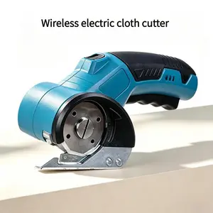 Cordless Handheld Fabric Cutter, Rechargeable Cloth Cutting Machine, Smooth Fast Cutting & Labor Saving, Lightweight Portable Easy Operate, For Tailors & Sewing Users, Ideal For Cloth Leather Carpet Cutting