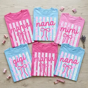 Comfort Colors Personalized Mama Nana Mimi Gigi T Shirt and Sweater for Moms and Grandmas Family Style, custom name tee, grandma gift shirt, mothers day top, trendy family outfit, cozy casual wear