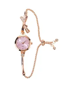 Fashionable Drawstring Ladies Bracelet Watch, Stylish Butterfly Knot Strap, Lazy Style Quartz Watch for Women, Trendy Accessory