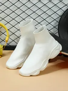 Women's Fashionable Slip on Sock Sneakers, Casual Comfortable Breathable Lightweight Sports Shoes, All-match Round Toe Sock Shoes for Daily Wear, Chunky Sneakers, Athletic Sneaker Footwear