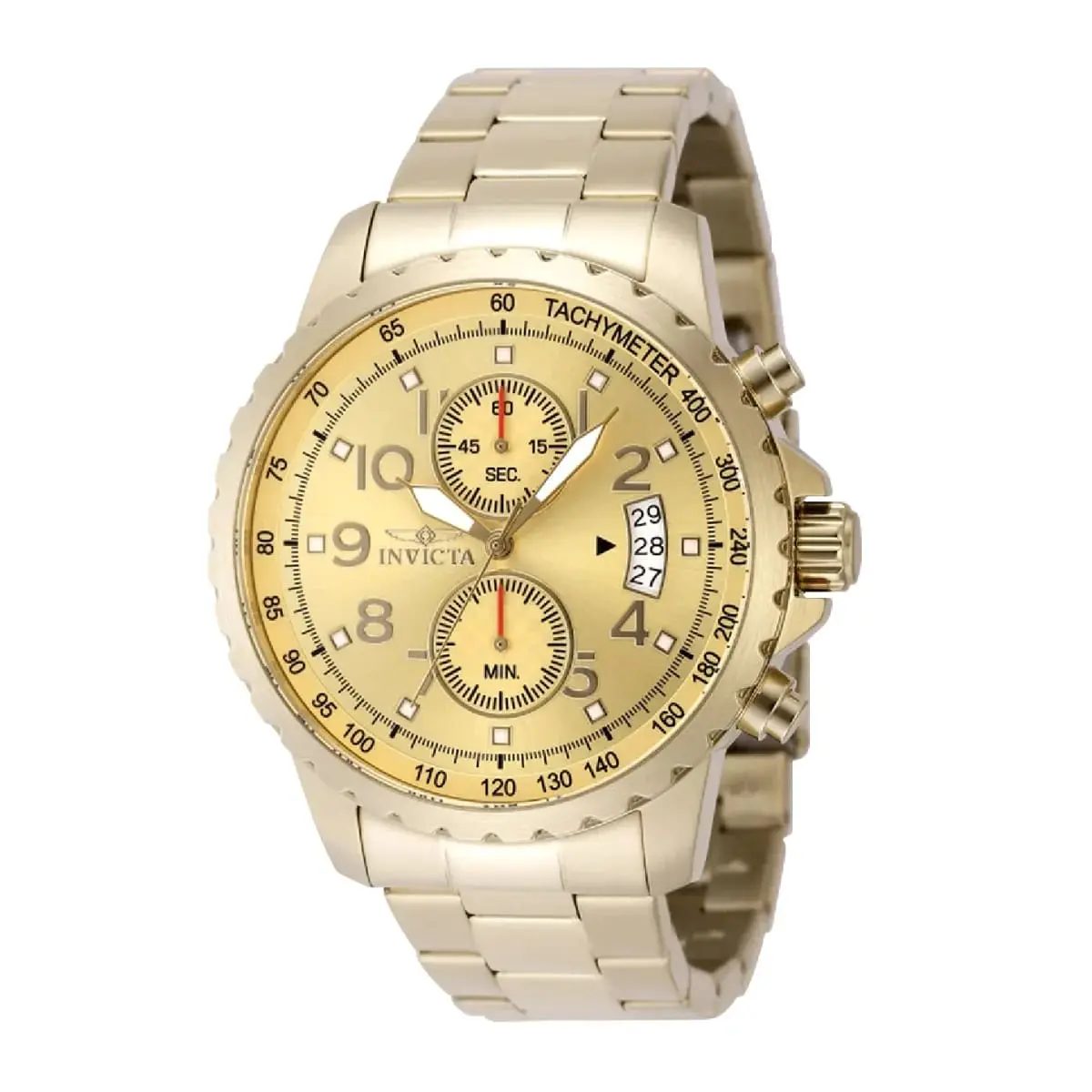 Invicta Specialty Veloquence Men's Watch - 47mm, Gold (69792)