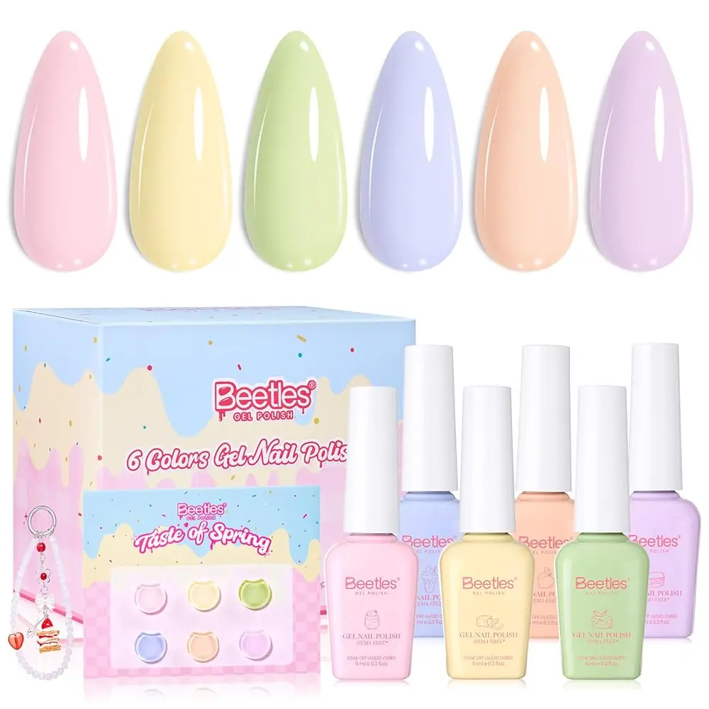 Taste of Spring-6 Colors 9ML Gel Polish Set