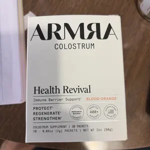 ARMRA Colostrum Health Revival Blood Orange 30 Packets 2oz