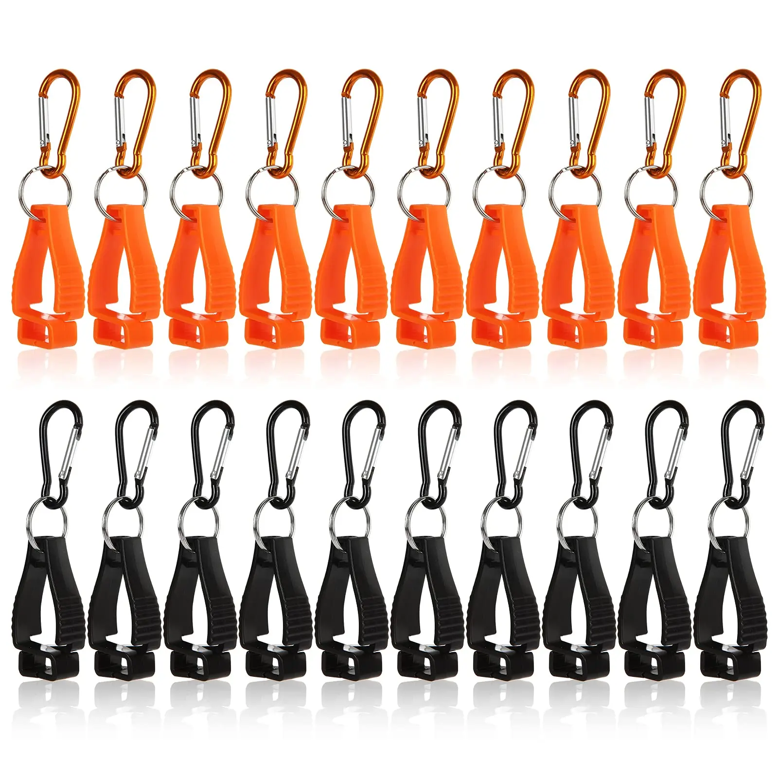 A Set of 20/10 Pcs Glove Belt Clips,Work Safety Clip,Glove Keeper Glove Holder Clip,Grabber Clip Holder for Belt Loop Guard Worker Construction,Halloween Christmas Party Fathersdaygift,Hand Tools Kits