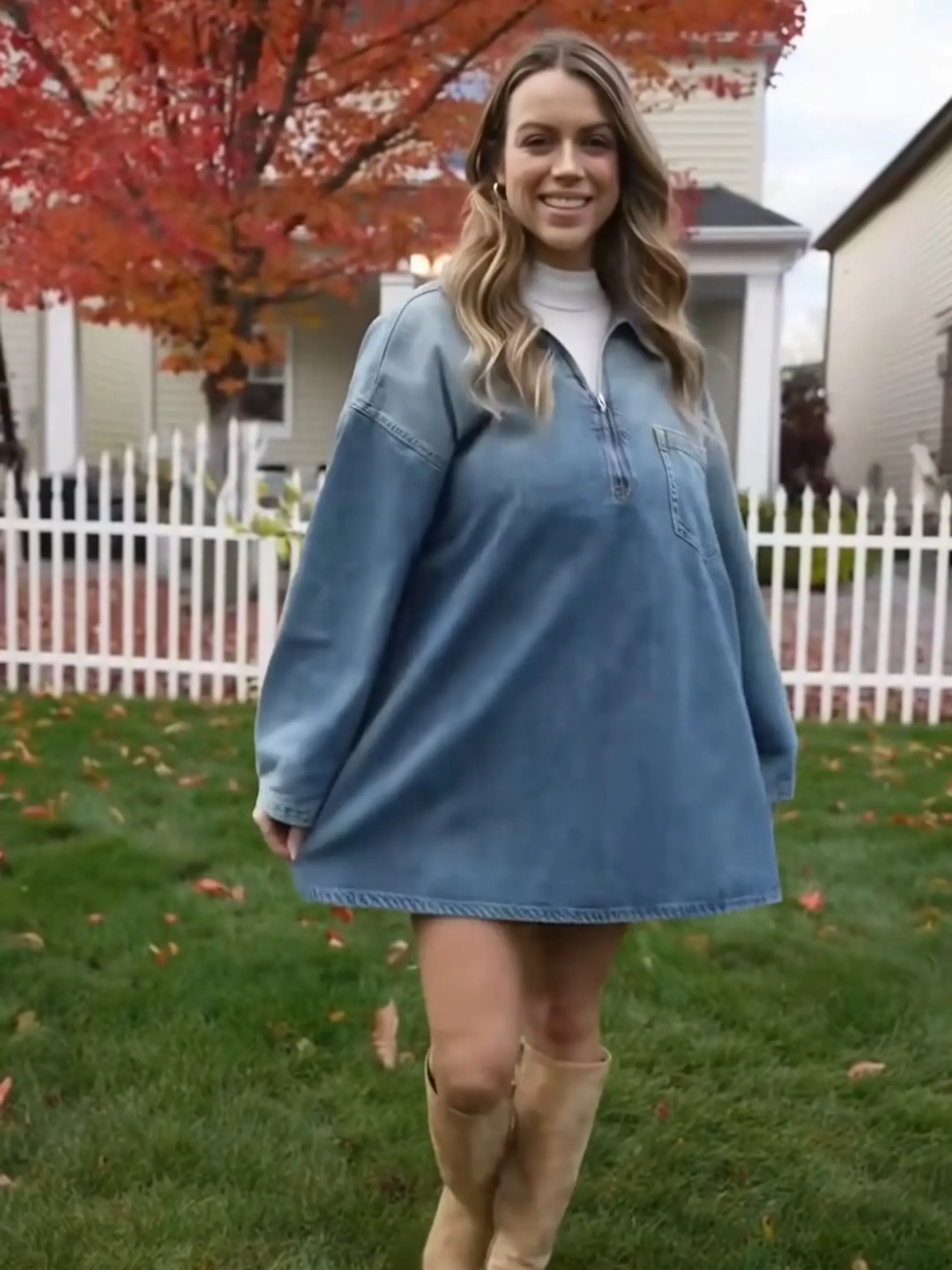 Elengatine Fall in love with effortless denim charm Elengatine oversized denim dress, from XS to 5XL! Elengatine Fall in love with effortless denim charm Elengatine oversized denim dress, from XS to 5XL!