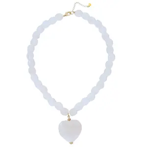 Amour Necklace - White