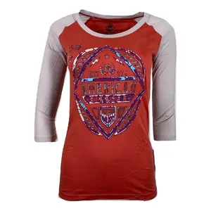 AMERICAN FIGHTER Women's T-Shirt L/S FORT VALLEY Tee Biker