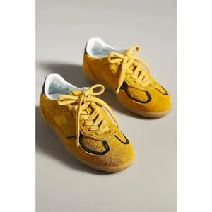 Tb.490 Rife Suede Fuzzy Yellow Sneakers