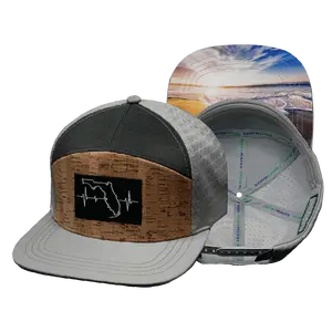 Florida Hat - Flat Bill - Cork - Gray / Charcoal