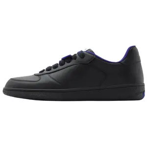 Burberry Terrace Calfskin Round-Toe Lace-Up Low-Top Sneakers for Men in Black Trending Shoes, House White Official Shoes to Get / Maison Mihara Verifiable, with credentials and supporting global authentication