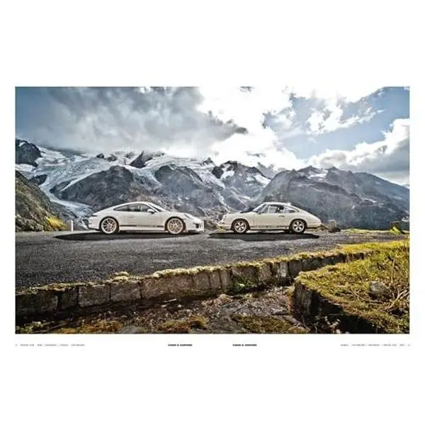 Used "Cars & Curves: A Tribute to 70 Years of Porsche" Hardcover Book by Stefan Bogner, Books