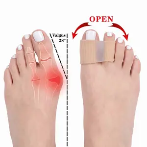 Bunion Corrector for Women & Men Big Toe, Big Toe Separators-Bunion Splint-Bunion Pads-Hammer Toes Straightener-Toes Spacers Pain Relief, Comfortable & Breathable for Day/Night